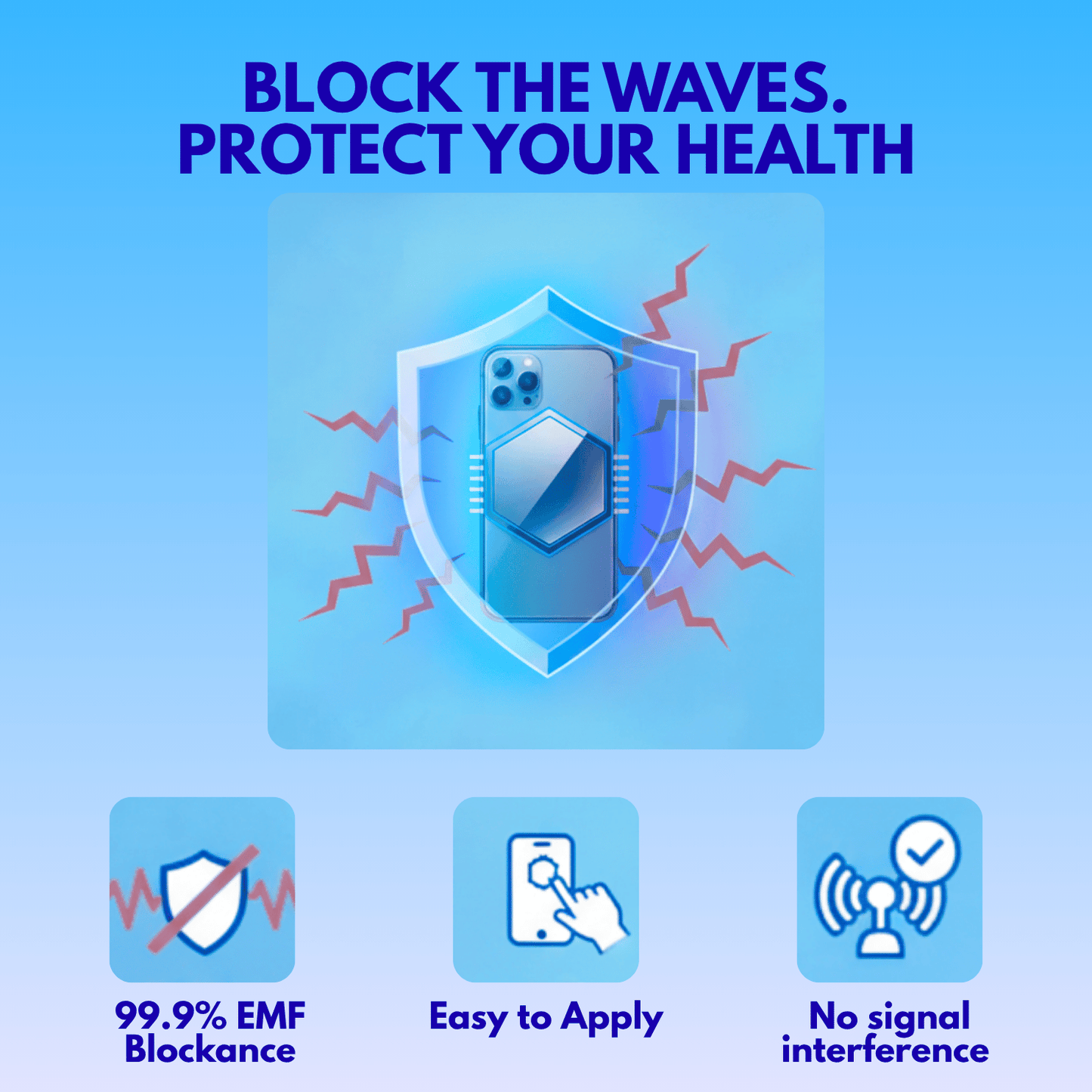 Waveshield - Anti Radiation Device Chip for Mobiles, Laptops and Wifi Routers