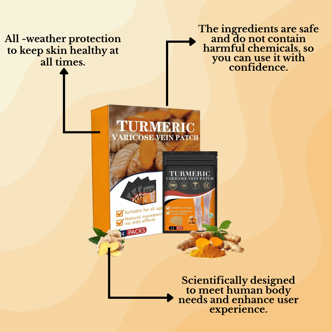 GoldenHeal™ - Turmeric Patches For Varicose Veins and Pain Relief