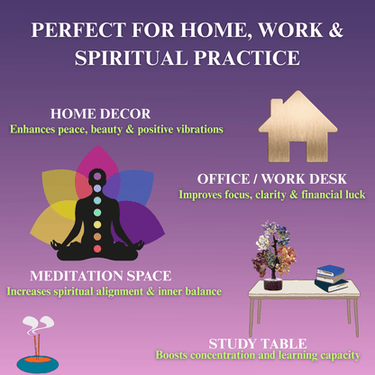 Seven Chakra Crystal Tree (Improve Health, Wealth and Relationships)